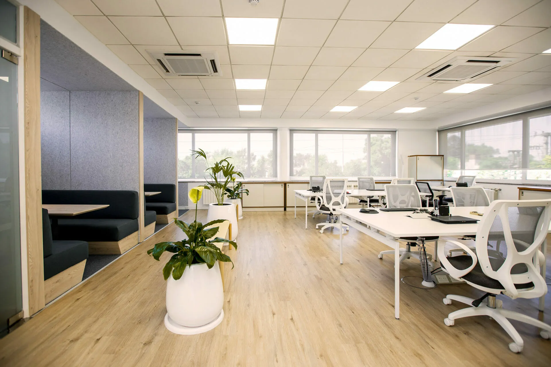 Remodeled technical offices