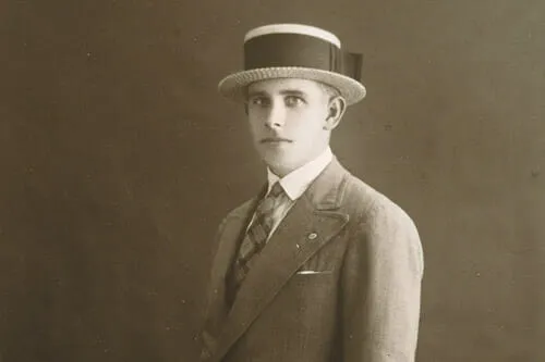 Ulrich Jüstrich in his early years in Argentina
