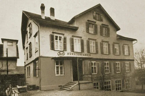 Old embroidery factory in Walzenhausen, Switzerland